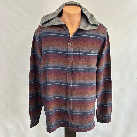 Billabong Other - Billabong button front hooded shirt jacket.  L